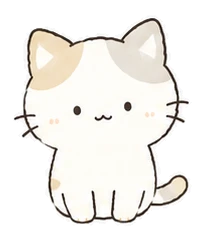 クッションにすわる dropcat